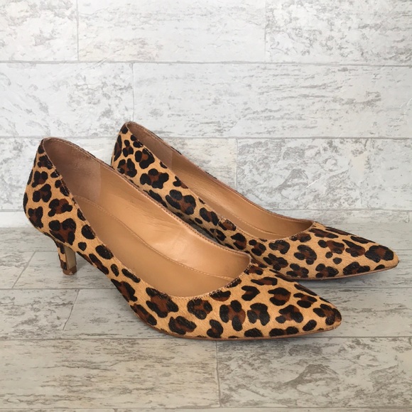 J. Crew Shoes - J Crew Esme Leopard Kitten Heels